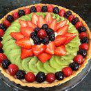 Рецепт Открытый фруктовый пирог