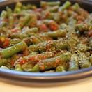 Рецепт Стручковая фасоль тушёная с орехом