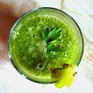 Рецепт Зеленый смузи с имбирем и персиком