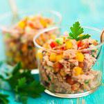 Рецепт Салат из тунца с овощами