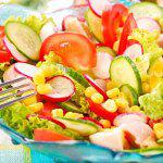Рецепт Весенний салат из овощей