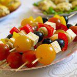 Рецепт Овощная закуска на шпажках