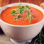 Рецепт Итальянский томатный суп с хлебом