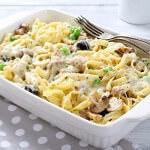 Рецепт Запеканка из макарон с грибами и сыром