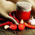 Рецепт Аджика из помидоров и чеснока