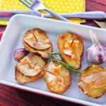 Рецепт Запеченный картофель с салом