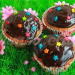 Рецепт Банановые кексы с шоколадной глазурью