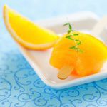 Рецепт Апельсиновый лед на палочке