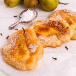 Рецепт Яблочные оладьи с грушевым припеком