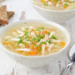Рецепт Куриный суп с лапшой и овощами