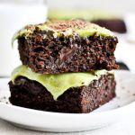 Рецепт Брауни с зеленой глазурью