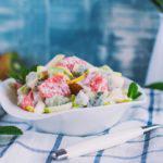 Рецепт Зимний фруктовый салат с йогуртом