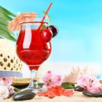Рецепт Вишневый коктейль с шампанским