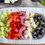 Рецепт Греческий салат с брынзой