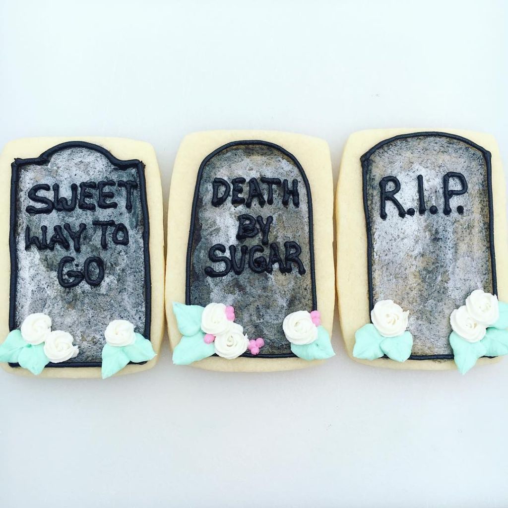 Как сделать Гробики на печенье на Хеллоин ~ Домашние рецепты