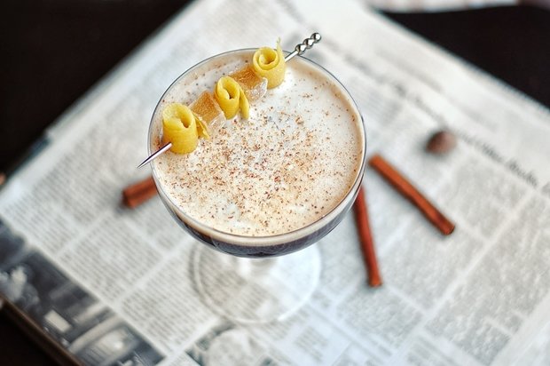 Медовый флип с кокосовым ромом ~ Домашние рецепты