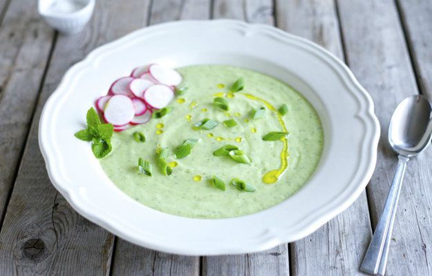 Холодный огуречный суп ~ Домашние рецепты